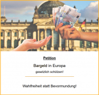 So retten wir unser Bargeld – sehr wichtige Petition