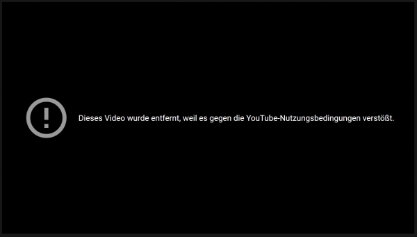 YouTube zensiert den amerikanischen Präsidenten