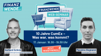 Webseminar "10 Jahre CumEx – Was war, was kommt?"