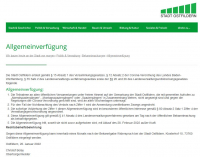 Aktion gegen eine unsägliche Allgemeinverfügung in Ostfildern