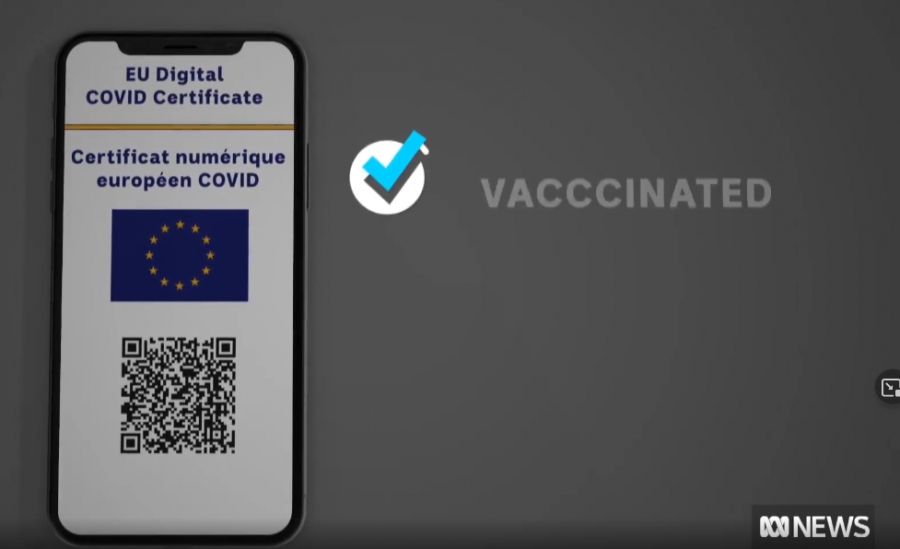 Aktion gegen die Verlängerung des digitalen Impfpasses