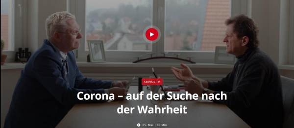 Film auf Servus TV: Corona – auf der Suche nach der Wahrheit